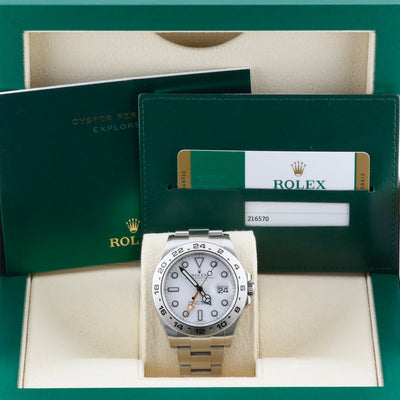 Rolex Explorer 2 216570 White Dial Year: 2016
