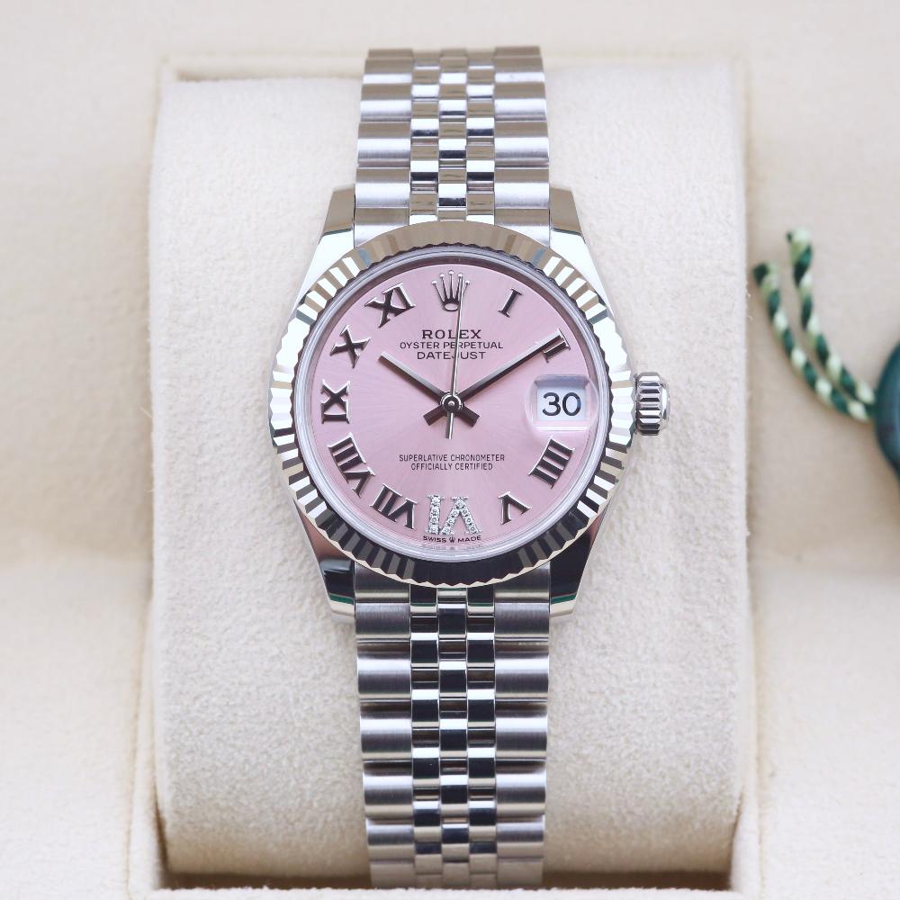 Rolex Datejust 31 Pink Roman Dial 278274 