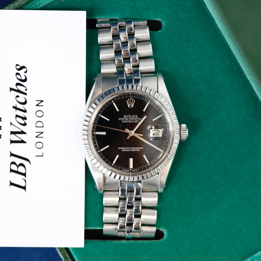 Rolex Datejust 36 Black Dial 1603