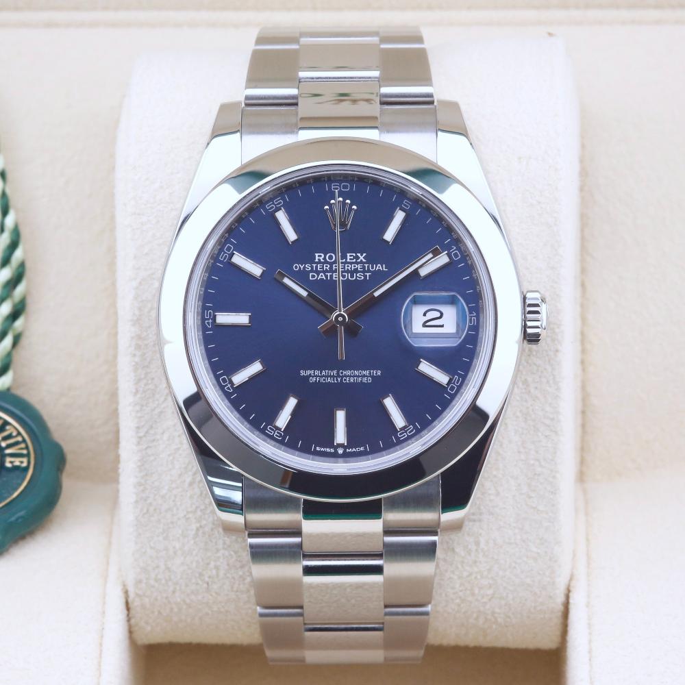 Rolex Datejust 41 Blue Dial 126300 Year: 2023