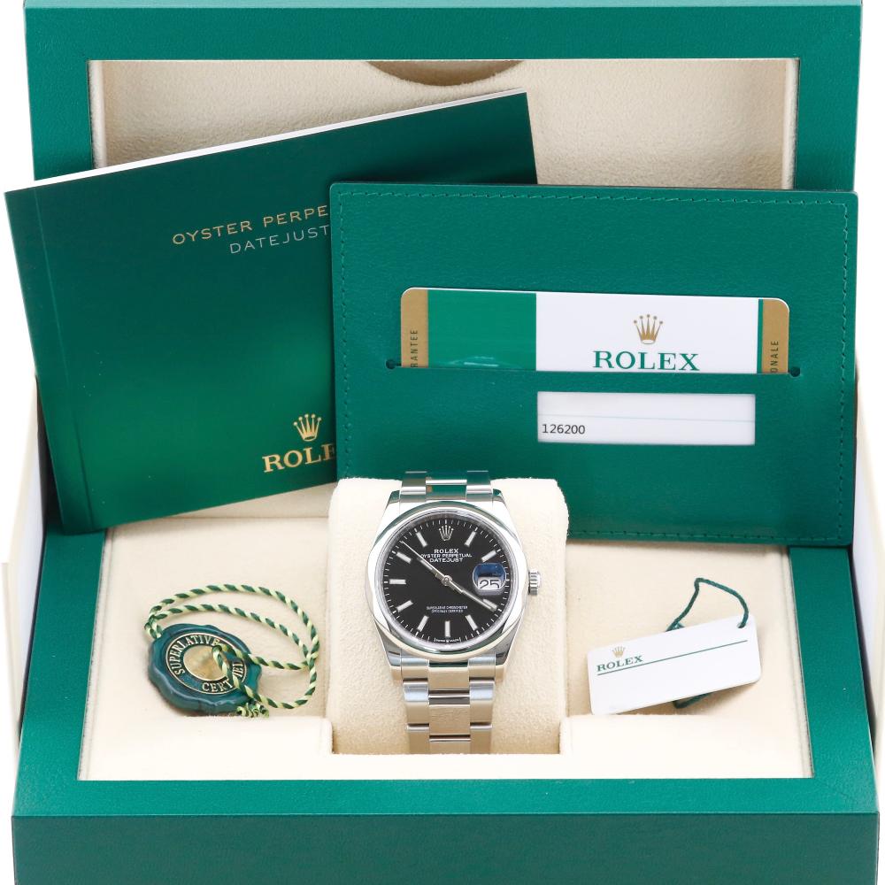 Rolex Datejust 36 Black Dial 126200 