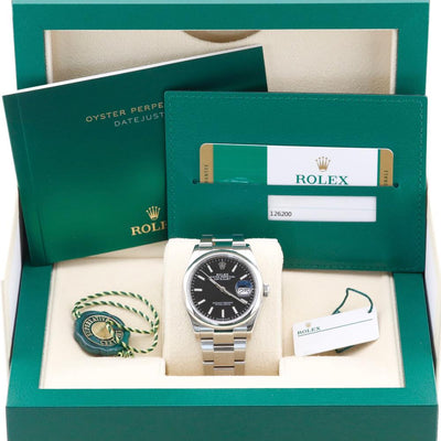 Rolex Datejust 36 Black Dial 126200 