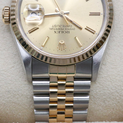 Rolex Datejust 36 Champagne Dial 16233 Year: 1991