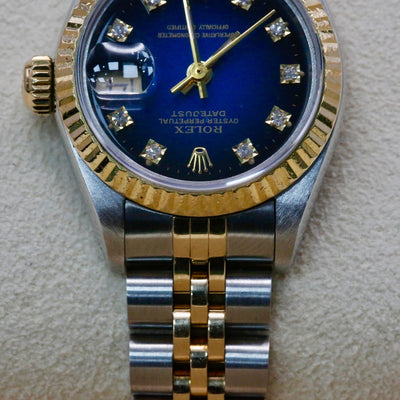 Rolex Datejust 26 Blue Ombre Dial 69173