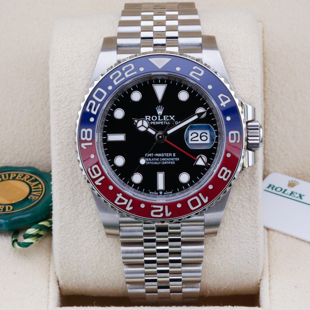 Rolex GMT Pepsi 126710BLRO Year: 2024