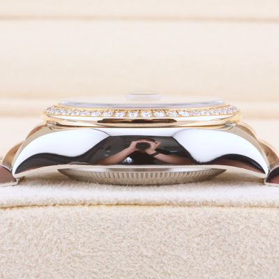 lex Datejust 26 Champagne Diamond Dial And Bezel 179383RBR Year: 2013