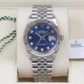 Rolex Datejust 36 Blue Diamond Dial 126234 Year: 2023