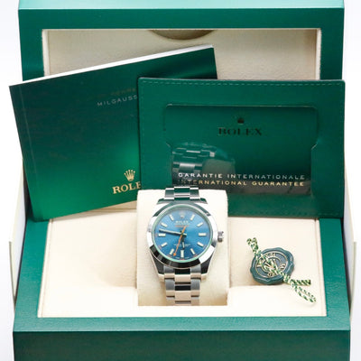 Rolex Milgauss 116400GV Blue Dial Year: 2022