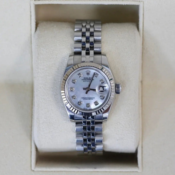 Rolex Datejust 26 Mother Of Pearl Dial 179174 Year: 2016 - lbjwatches