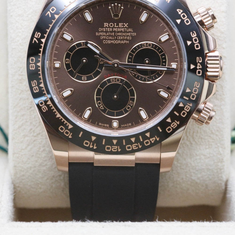 Rolex Daytona Rose Gold 116515 Chocolate Dial Year: 2022