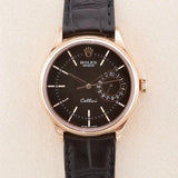 Rolex Cellini 50515 Black Guilloche Year: 2018
