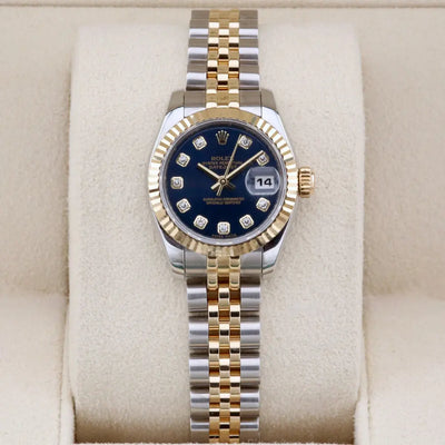 Rolex Datejust 26 Blue Diamond Dial 179173 Year: 2019