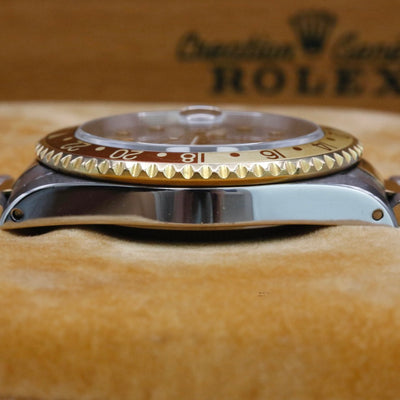 Rolex GMT Rootbeer 16713 Serti Dial