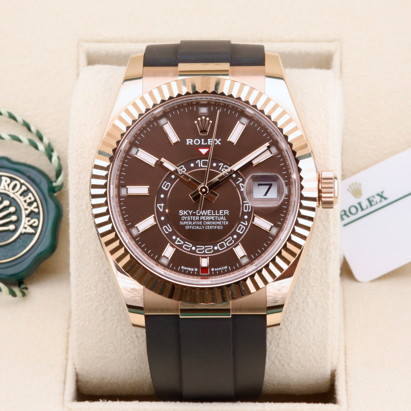 Rolex Sky-Dweller Chocolate Dial 336235 Year: 2023