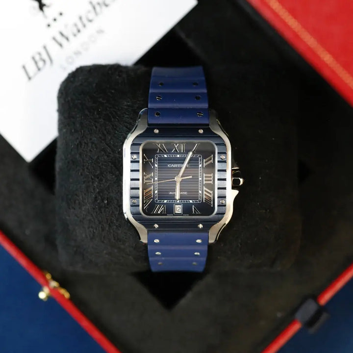 Cartier De Santos Blue Dial WSSA0048 Year: 2023 lbjwatches