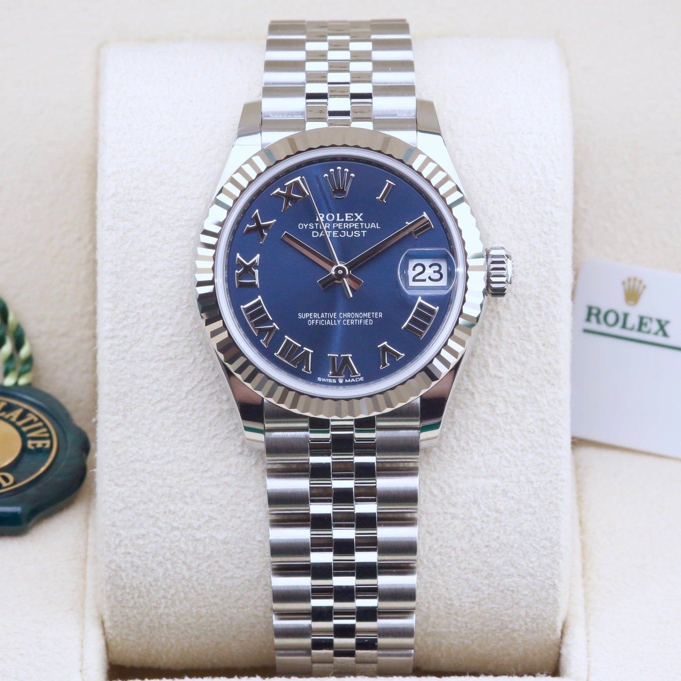 Rolex Datejust 31 Blue Roman Dial 278274 Year: 2024