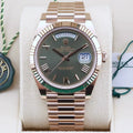 Rolex Day-Date 40 Olive Dial 228235 Year: 2022