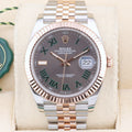 Rolex Datejust 41  126331 Wimbledon 41mm Excellent 2020 Box and Papers