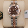 Rolex Datejust 28  279171 Chocolate Diamond 28mm Unworn 2022 Complete Set (with Tags)