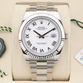 Rolex Datejust 41  126334 White Roman 41mm Unworn 2026 Box and Papers (with Tags)