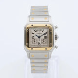 Cartier Santos Galbée  2425 White 29mm Excellent 2001 Complete Set