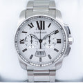 Cartier Calibre De Cartier  WSCA0014 White 42mm Excellent 2018 Box and Papers