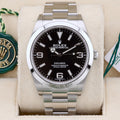 Rolex Explorer 39  214270 Black 39mm Excellent 2019 Box and Papers (with Tags)