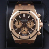 Audemars Piguet Royal Oak Selfwinding Chronograph  26239OR.00.D821CR.01 Brown 41mm Unworn 2021 Box and Papers (with Tags)