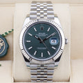 Rolex Datejust 41  126334 Mint Green 41mm Unworn 2022 Complete Set