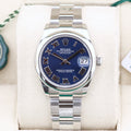 Rolex Datejust 31  278240 Blue 31mm Unworn 2024 Box and Papers (with Tags)