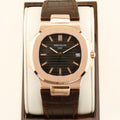 Patek Philippe Nautilus  5711R Brown 40mm Excellent 2009 Box and Papers