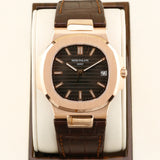 Patek Philippe Nautilus  5711R Brown 40mm Excellent 2009 Box and Papers