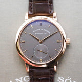A. Lange & Sohne Saxonia  307.033 Grey 40.6mm Unworn 2015 Complete Set