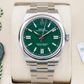 Rolex Oyster Perpetual  134300 Green 41mm Unworn 2025 Complete Set