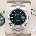 Rolex Datejust 41  126334 Green Ombré 41mm Unworn 2026 Box and Papers (with Tags)