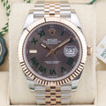 Rolex Datejust 41  126331 Wimbledon 41mm Unworn 2023 Box and Papers (with Tags)