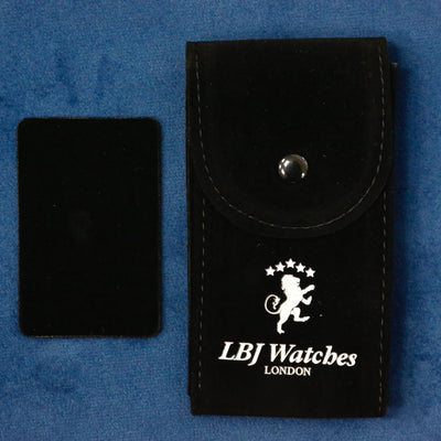 LBJ Watches London Black Watch Pouch