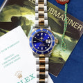 Rolex Submariner Bluesy 16613LB Year: 2000