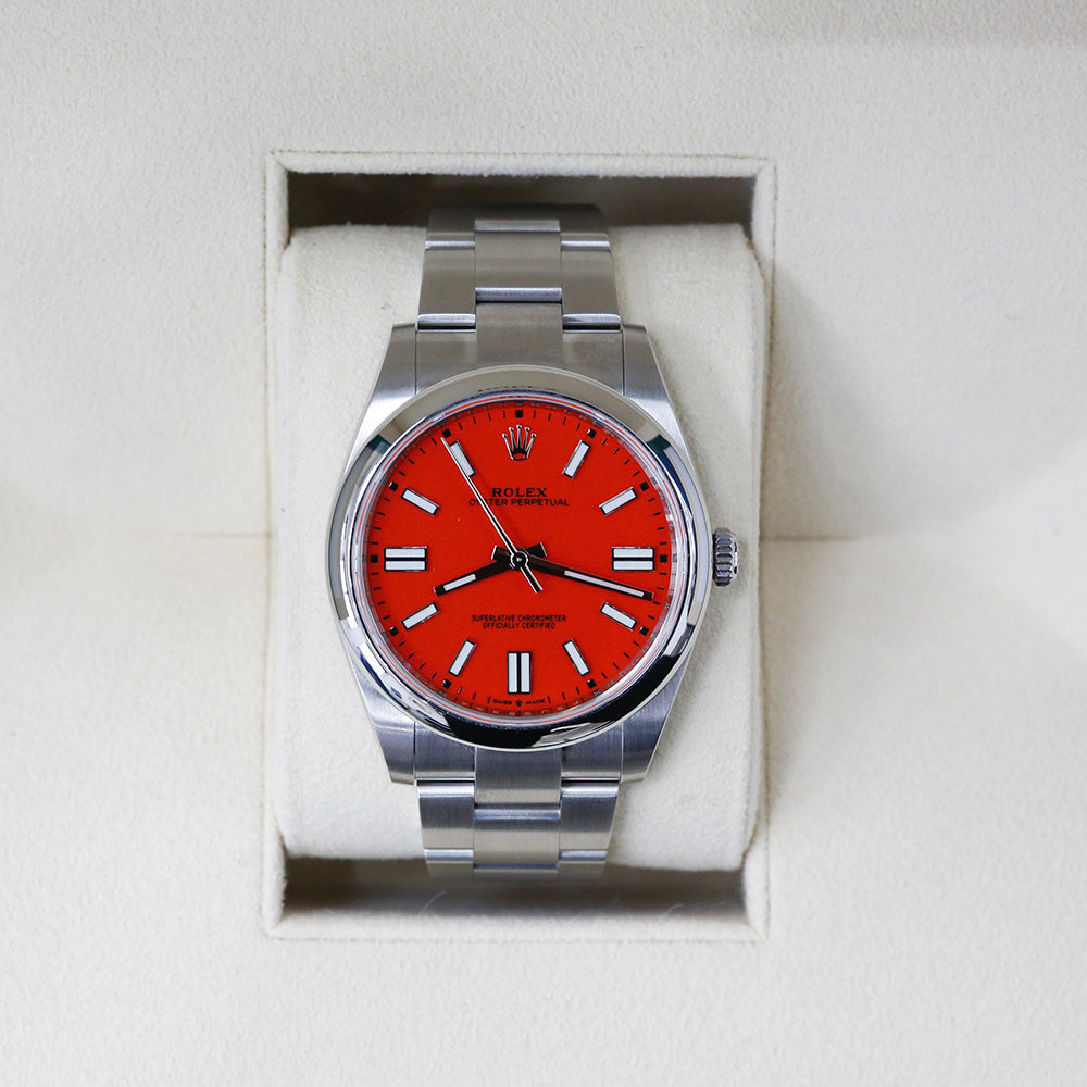 Rolex Oyster Perpetual 41 Coral Red 124300