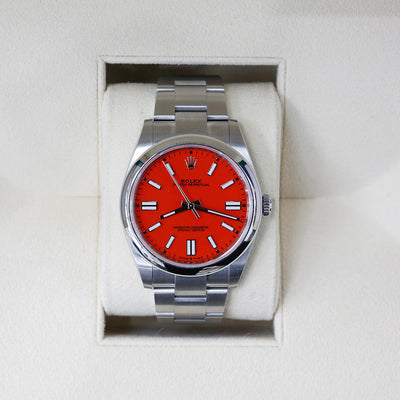 Rolex Oyster Perpetual 41 Coral Red 124300