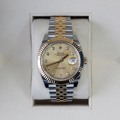 Rolex Datejust 41 Champagne Dial