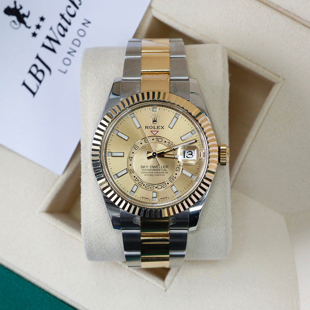 Rolex Sky-Dweller Champagne Dial 326933 