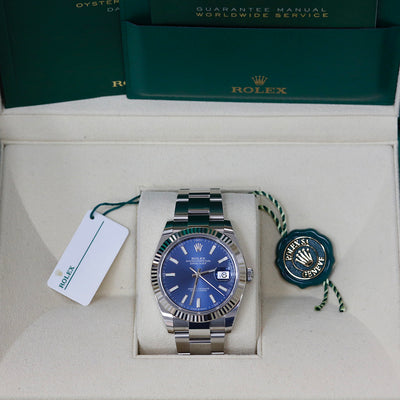 Rolex Datejust 41 Blue Dial 126334