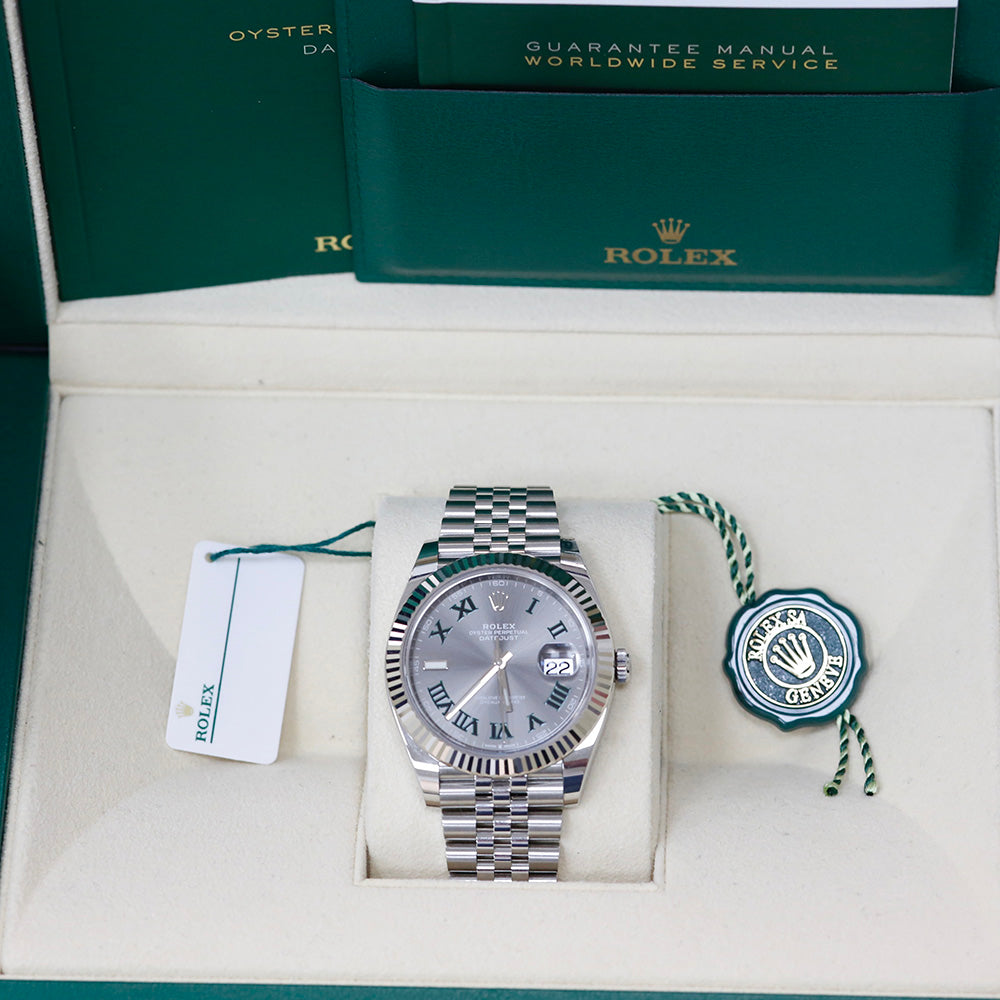 Rolex Datejust 41 Wimbledon Dial 126334