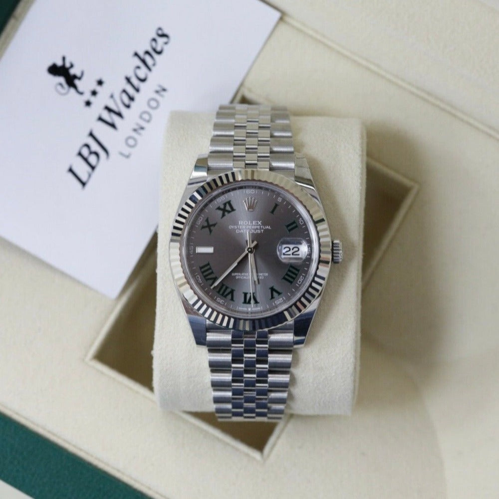 Rolex Datejust 41 Wimbledon Dial 126334